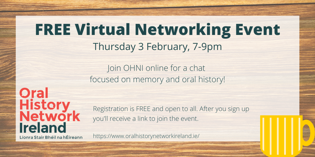 Virtual networking event - Thursday 3 Feb 2022