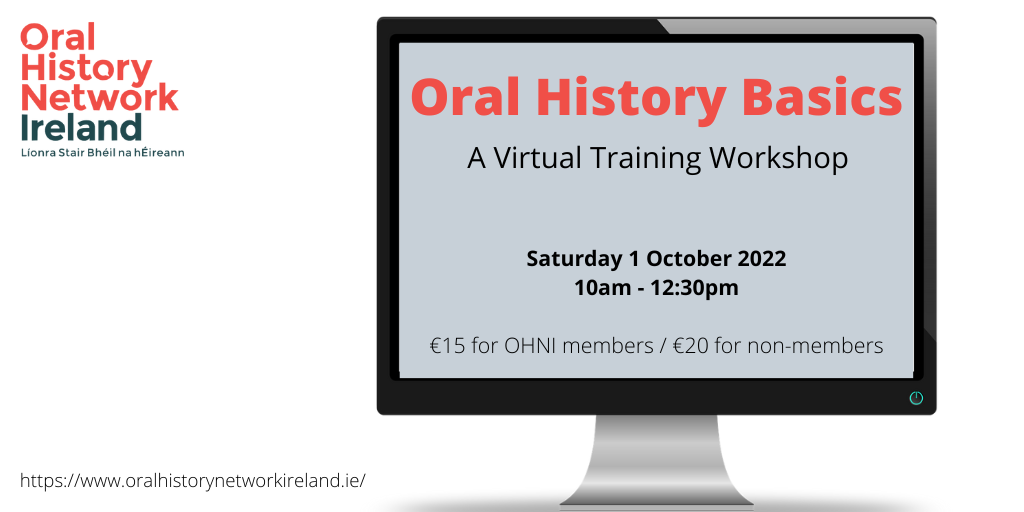 Oral history basics: virtual training workshop
