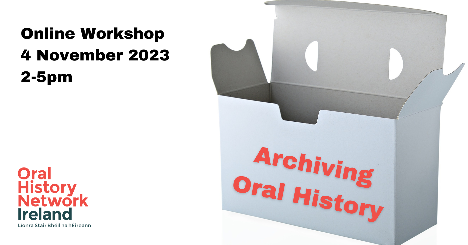 Archiving Oral History workshop 2023