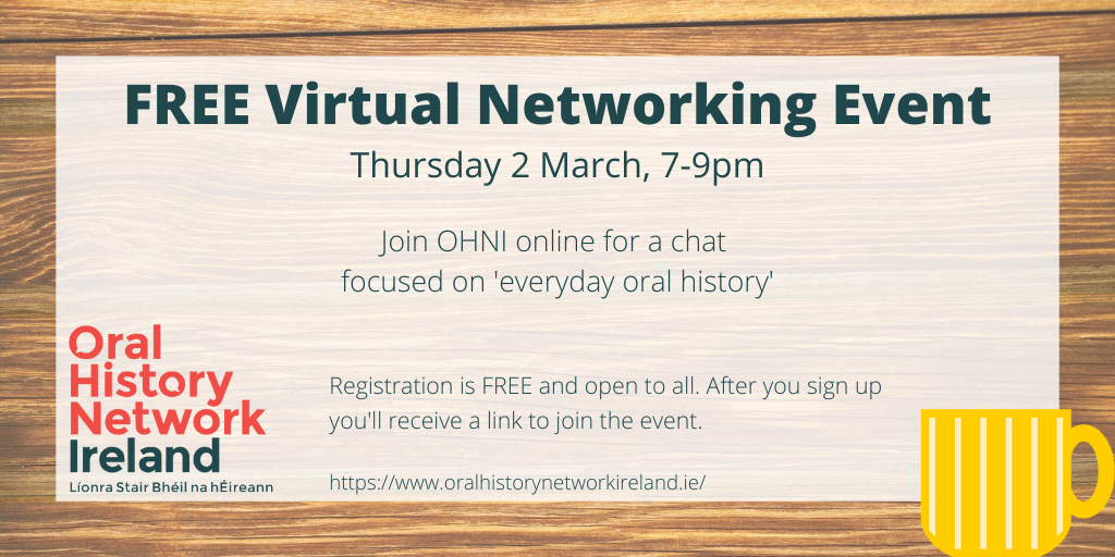 Free virtual networking event, Thursday, March 2, 7pm
