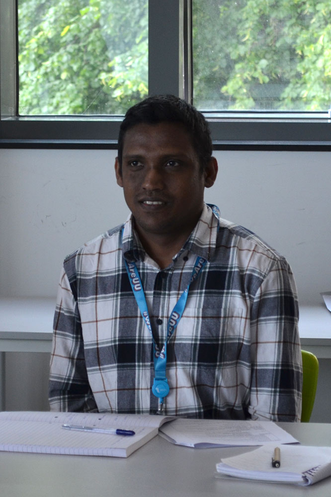 A participant on an OHNI training course